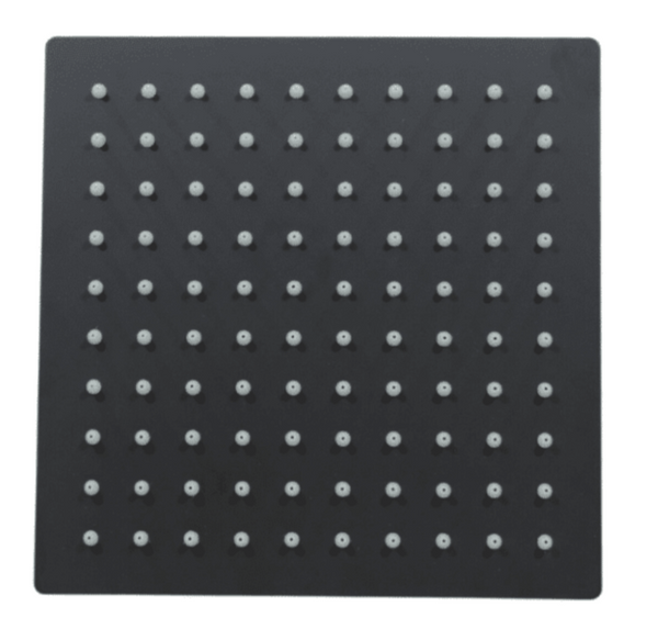 Comprar 10896 REGADERA SIENA 15 CM CUADRADA NEGRO MATE. Pisos y azulejos en México