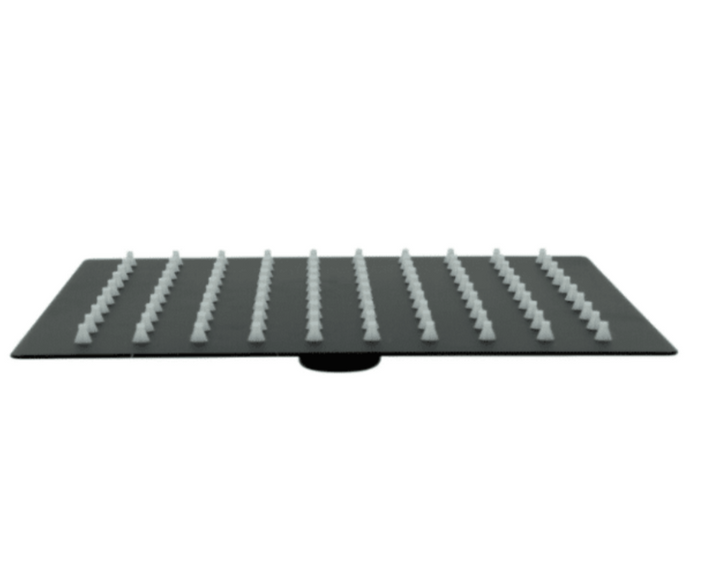 Comprar 10896 REGADERA SIENA 15 CM CUADRADA NEGRO MATE. Pisos y azulejos en México