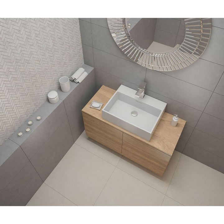 Comprar PL010 LAVABO ENZA RECTANGULAR BLANCO. Pisos y azulejos en México