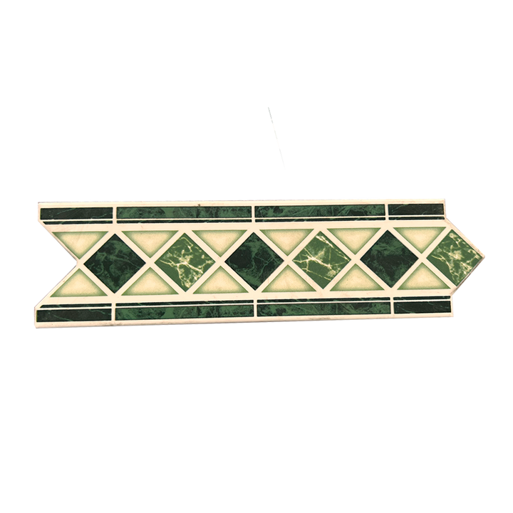 Comprar LISTELO 6 CM X 20 CM CUADRATO VERDE. Pisos y azulejos en México