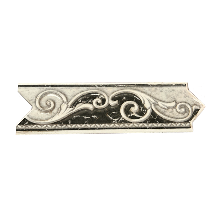 Comprar LISTELO 6 CM X 20 CM A-40 GRIS/NEGRO. Pisos y azulejos en México