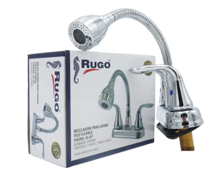 Comprar 24SP MEZCLADORA P/LAVABO PICO FLEX AC. INOX. CROMO. Pisos y azulejos en México