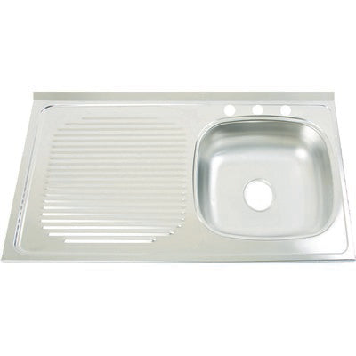 Comprar TARJA ANABELLA 100X50 ESCURRIDOR IZQUIERDO. Pisos y azulejos en México