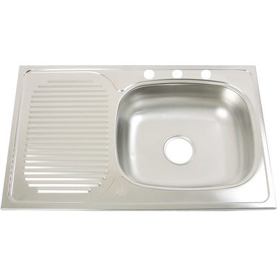 Comprar TARJA SIMONA 80X50 CM ESCURRIDOR IZQUIERDO. Pisos y azulejos en México