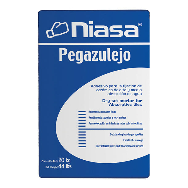 Comprar PEGA AZULEJO NIASA 20 KG. Pisos y azulejos en México