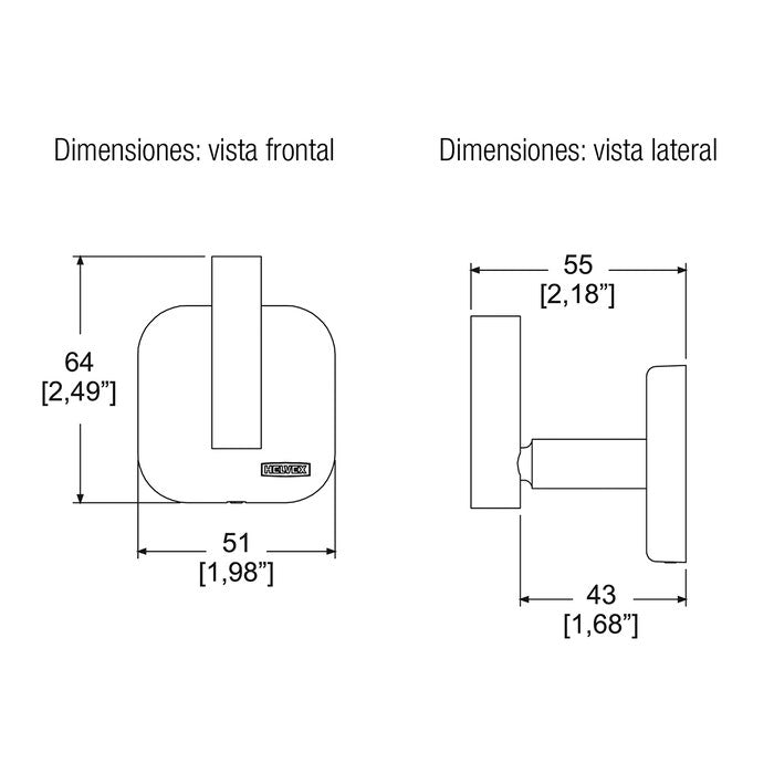 Comprar PIA-106 GANCHO SENCILLO PIAZZA CR. Pisos y azulejos en México