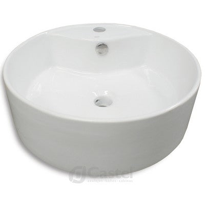 Comprar LAVABO CASTEL ARAL 0.46X0.46 BLANCO. Pisos y azulejos en México
