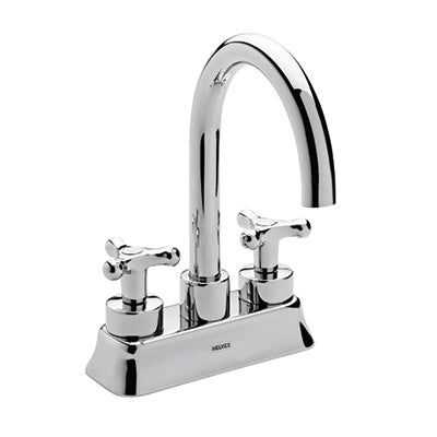 Comprar Helvex HM-21 MEZCLADORA PARA LAVABO ATICA 4" CON DESAGUE DE REJILLA CROMO. Pisos y azulejos en México