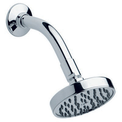Comprar H-201 REGADERA DE CHORRO FIJO C/BRAZO Y CHAPETON CROMO. Pisos y azulejos en México