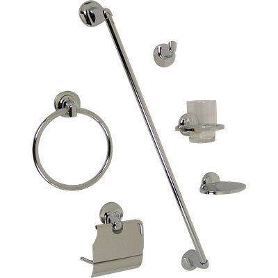 Comprar JE91-C JUEGO DE ACCESORIOS 6 PZAS CROMO. Pisos y azulejos en México