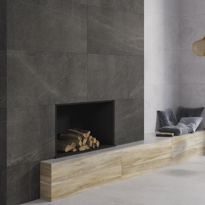 Comprar PISO VITROMEX BRASIL RECT MT NEGRO 61.20 CM X 122.60 CM. Pisos y azulejos en México