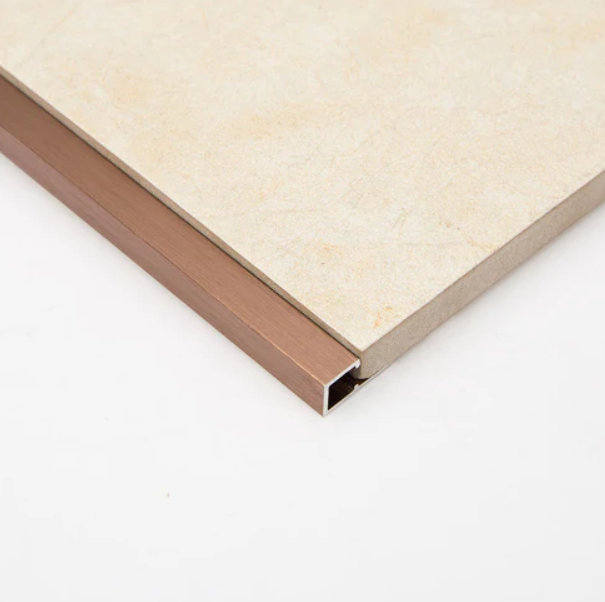 Comprar LISTELO ALUMINIO 1 CM BRONCE BRILLANTE. Pisos y azulejos en México