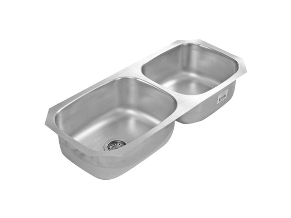 Comprar CS-210 TARJA CLASICA DOBLE SIN ESCURRIDOR 100 CM X 44 CM SUBMONTAR. Pisos y azulejos en México