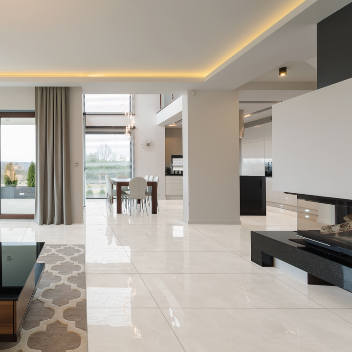 Comprar PORCELANATO GRAN FORMATO CASTEL  AMANI WHITE PULIDO 60 CM X 120 CM. Pisos y azulejos en México