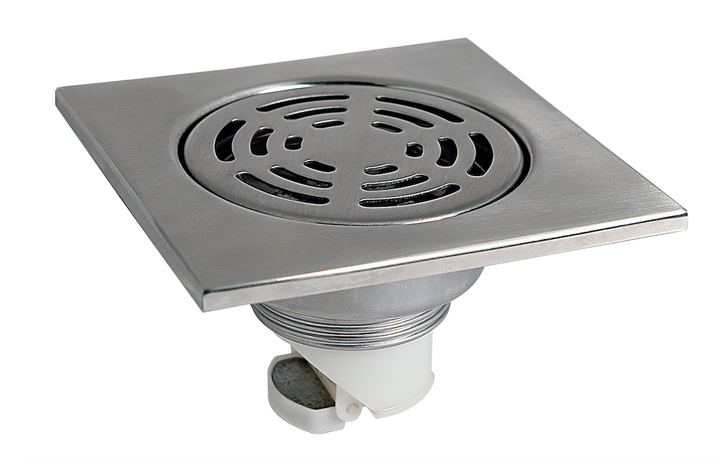 Comprar 46AI RESUMIDERO INOX. 304 4X4 C/SIST ANTICUCARACHAS. Pisos y azulejos en México