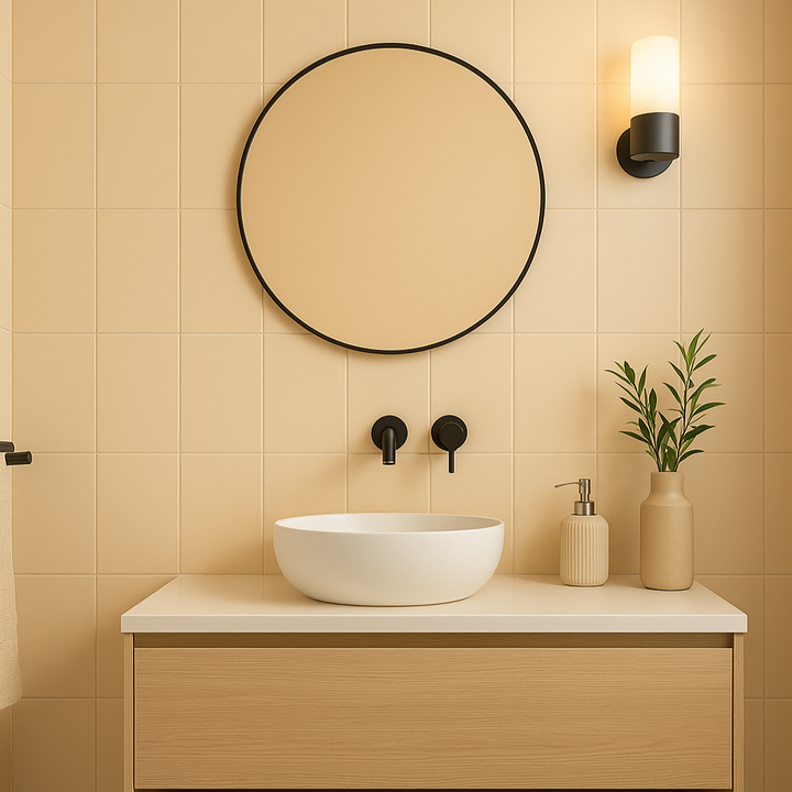 Comprar MURO VITROMEX XICOTEPEC BEIGE 20.1 CM X 30.2 CM. Pisos y azulejos en México