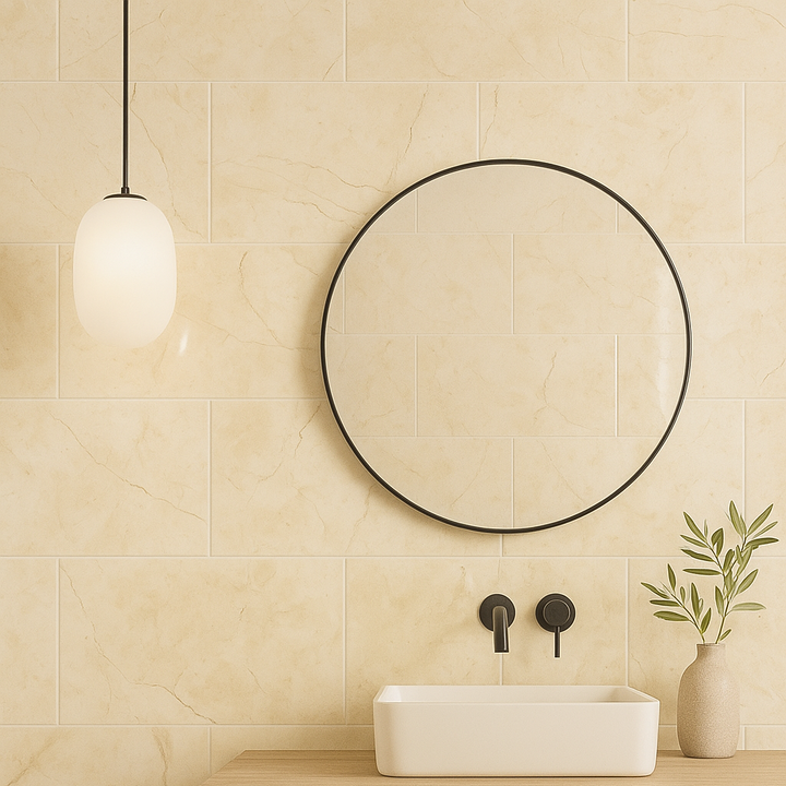 Comprar MURO LAMOSA HUDSON BEIGE 25 CM X 40 CM. Pisos y azulejos en México
