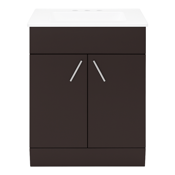 Comprar TOCADOR ALHELI MEL. 63X47 ROBLE DAKAR CHOCOLATE OVALIN BLANCO. Pisos y azulejos en México