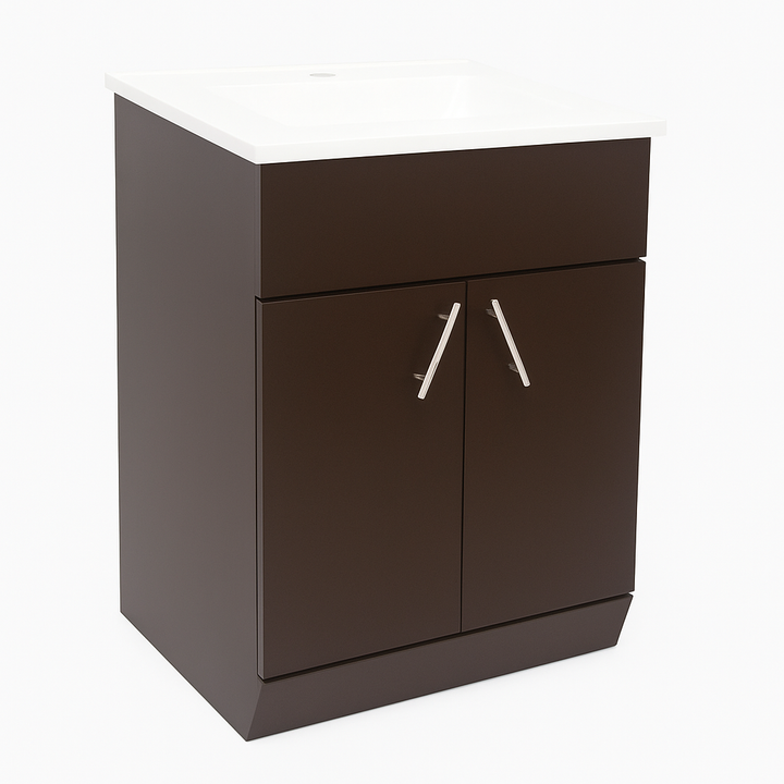 Comprar TOCADOR ALHELI MEL. 63X47 ROBLE DAKAR CHOCOLATE OVALIN BLANCO. Pisos y azulejos en México