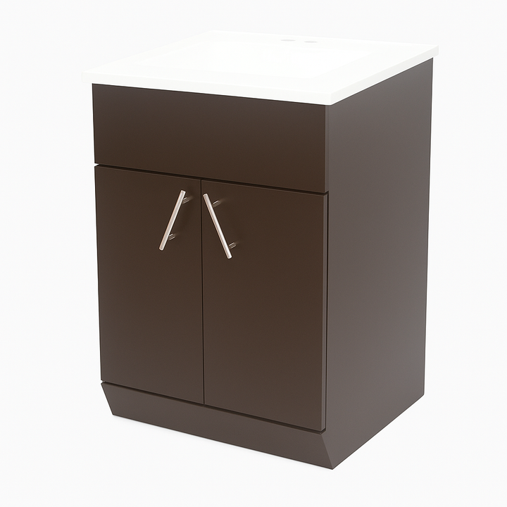 Comprar TOCADOR ALHELI MEL. 63X47 ROBLE DAKAR CHOCOLATE OVALIN BLANCO. Pisos y azulejos en México