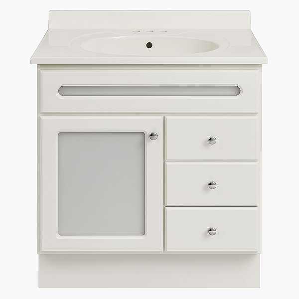 Comprar TOCADOR AZALIA MEL. 63X47 TOSCANA CON OVALIN HUESO. Pisos y azulejos en México