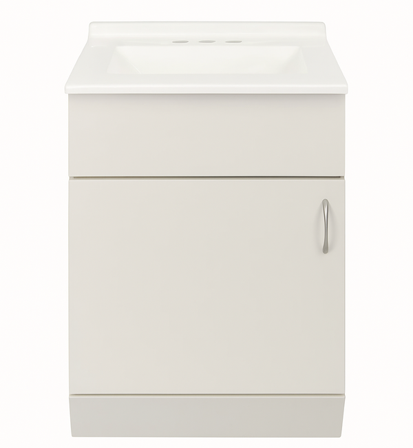 Comprar TOCADOR JAZMIN 48 CM X 43 CM BLANCO ALTO BRILLO CON OVALIN. Pisos y azulejos en México