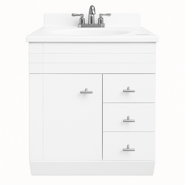 Comprar TOCADOR AZALIA 63 CM X 47 CM BLANCO ALTO BRILLO CON OVALIN. Pisos y azulejos en México