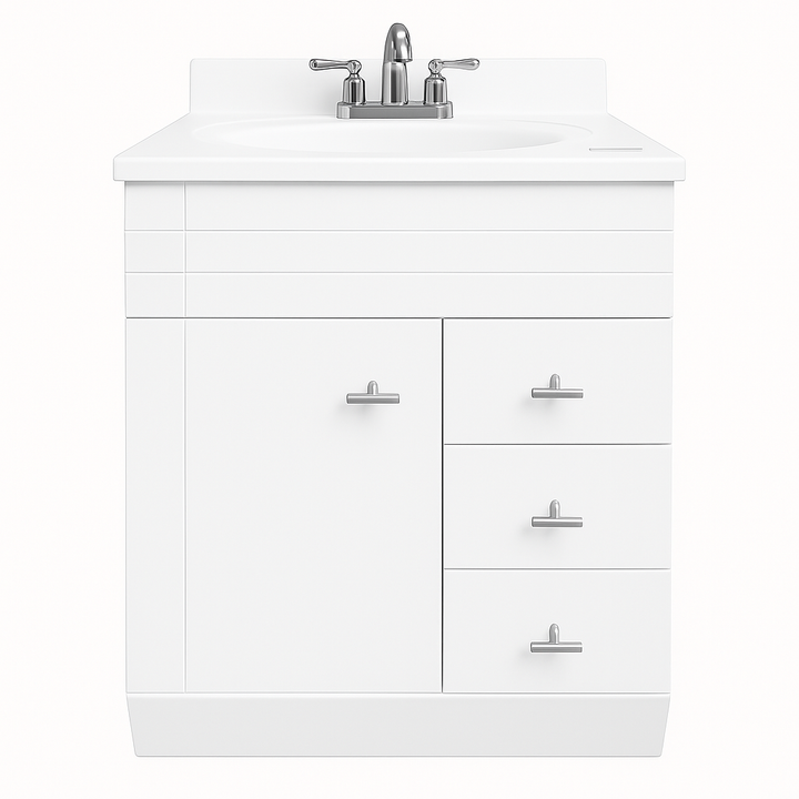 Comprar TOCADOR AZALIA 63 CM X 47 CM BLANCO ALTO BRILLO CON OVALIN. Pisos y azulejos en México