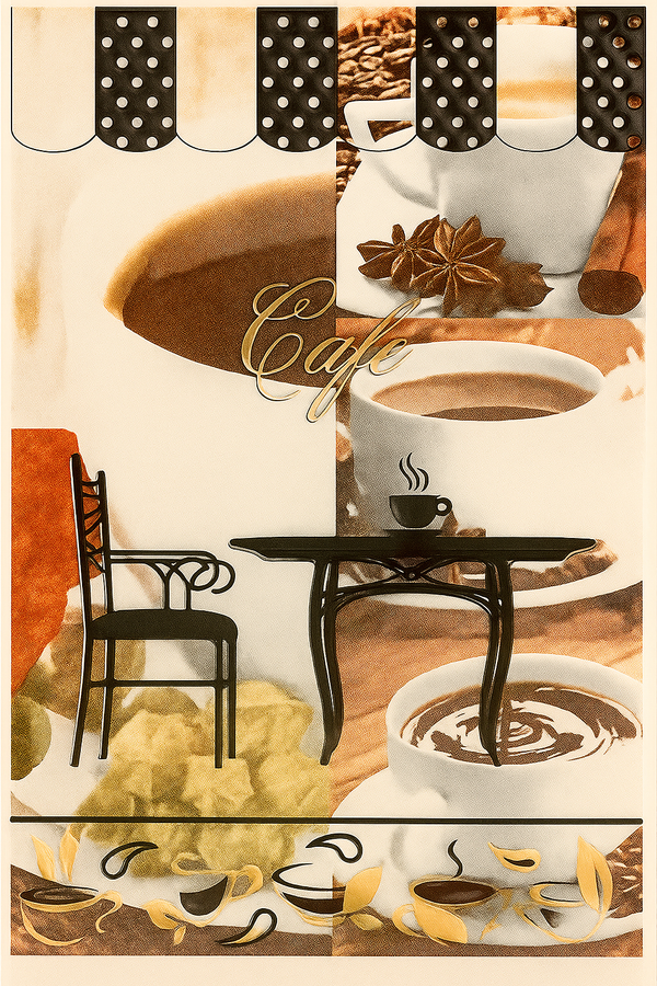 Comprar INSERTO TOLDO CAFE 20.6 CM X 30.8 CM P/COCINA. Pisos y azulejos en México