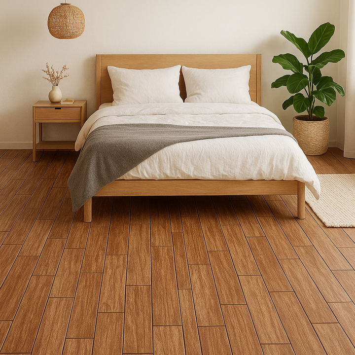 Comprar PISO SANTA JULIA MADERA MEZQUITE 33.6 CM X 33.6 CM. Pisos y azulejos en México
