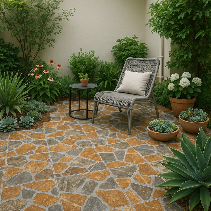 Comprar PISO TECNOPISO ALHAMBRA ROJO 44 CM X 44 CM. Pisos y azulejos en México