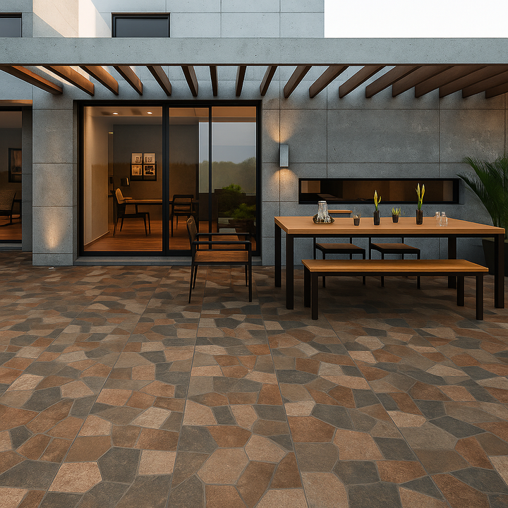Comprar PISO LAMOSA GRANATE MIX 55 CM X 55 CM. Pisos y azulejos en México
