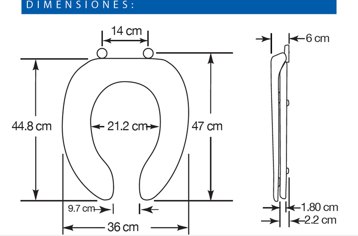 Comprar ASIENTO BEMIS 195 SLOW ALARGADO BLANCO. Pisos y azulejos en México