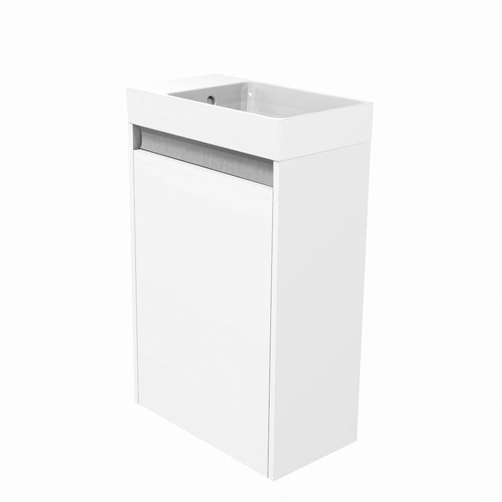 Comprar MUEBLE P/BAÑO ENJOY 45X25X60 BLANCO C/LAVABO. Pisos y azulejos en México