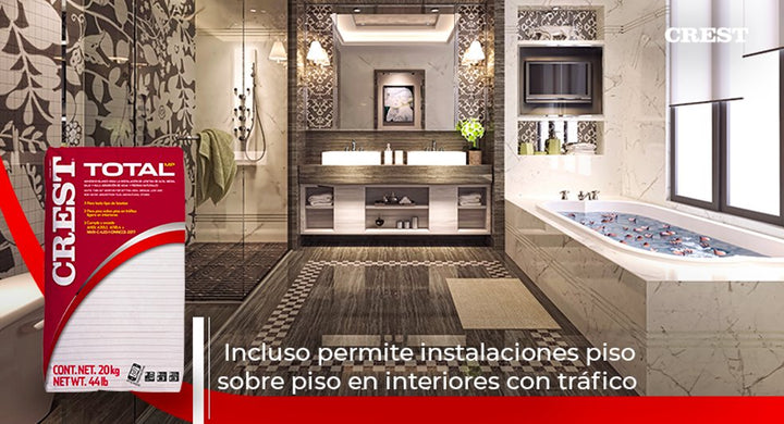 Comprar CREST TOTAL 20 KG. Pisos y azulejos en México