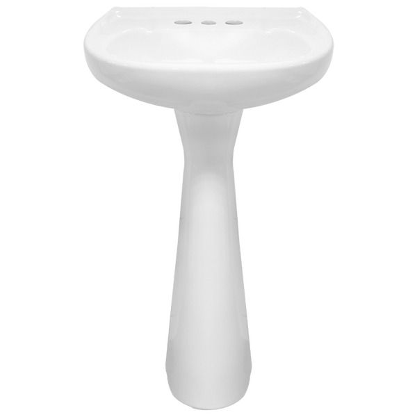 Comprar LAVABO Y PEDESTAL JAZMIN BLANCO (Calidad única)*. Pisos y azulejos en México