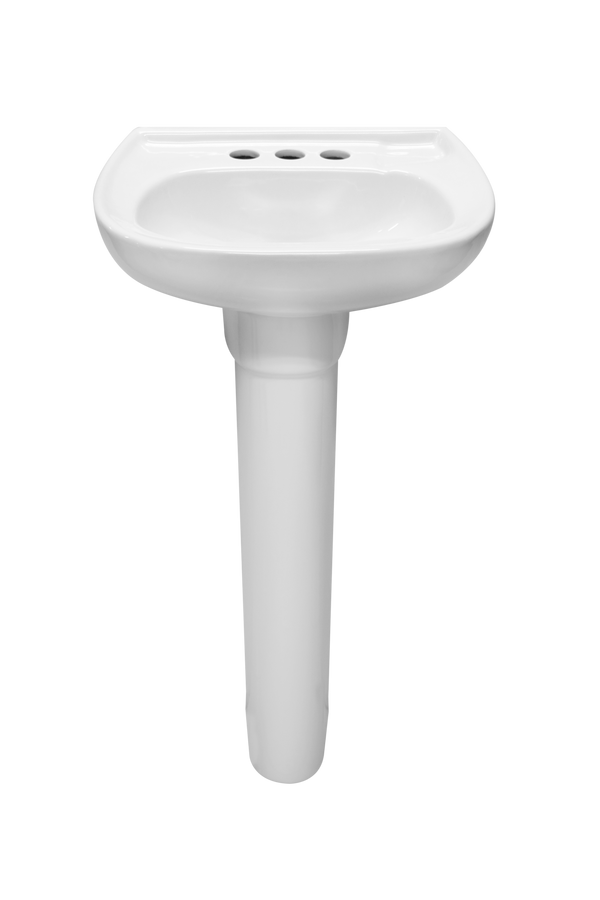 Comprar LAVABO Y PEDESTAL LUCAS BLANCO (Calidad única)*. Pisos y azulejos en México