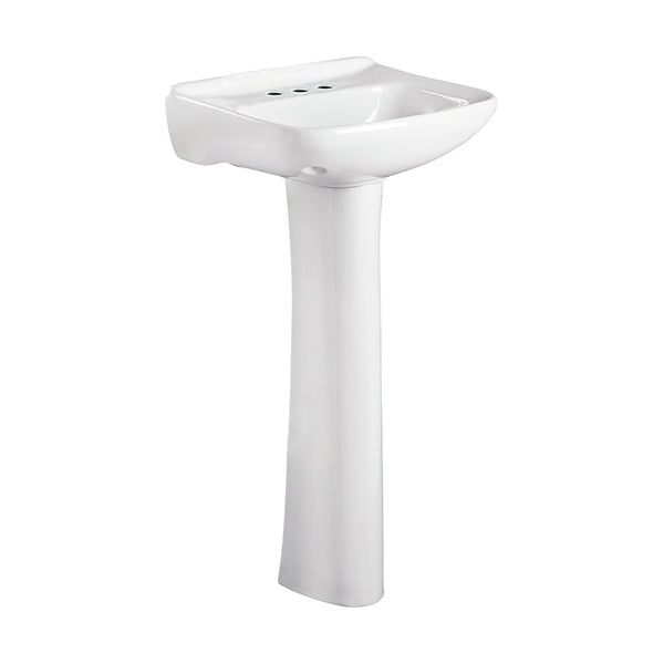 Comprar LAVABO Y PEDESTAL PREMIER BLANCO COMERCIAL. Pisos y azulejos en México