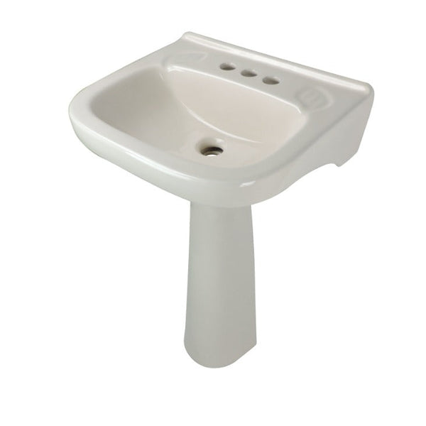 Comprar LAVABO Y PEDESTAL PREMIER MARFIL COMERCIAL. Pisos y azulejos en México