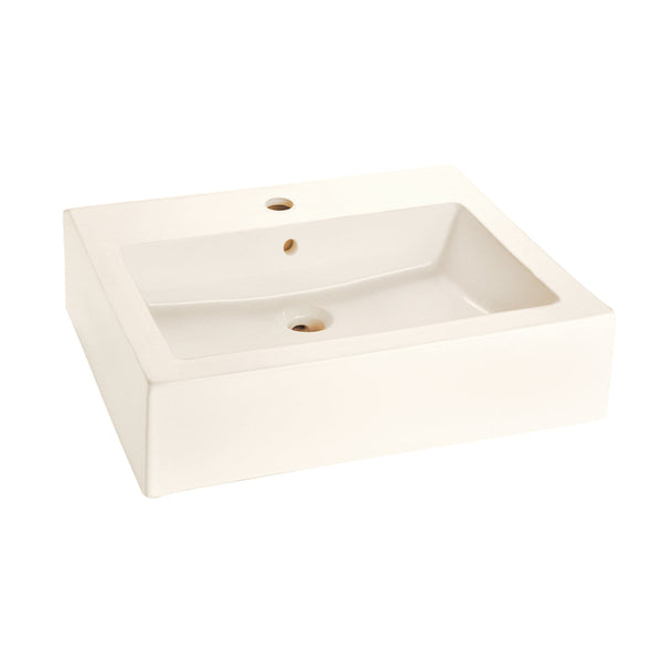 Comprar LV FUTURA1 LAVABO UNA PERFORACION P/SOBREPONER CON REBOSADERO MARFIL. Pisos y azulejos en México