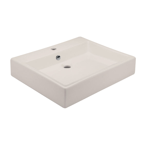 Comprar LV LUCERNA1 M LAVABO DE SOBREPONER C/REBOS. MARFIL. Pisos y azulejos en México