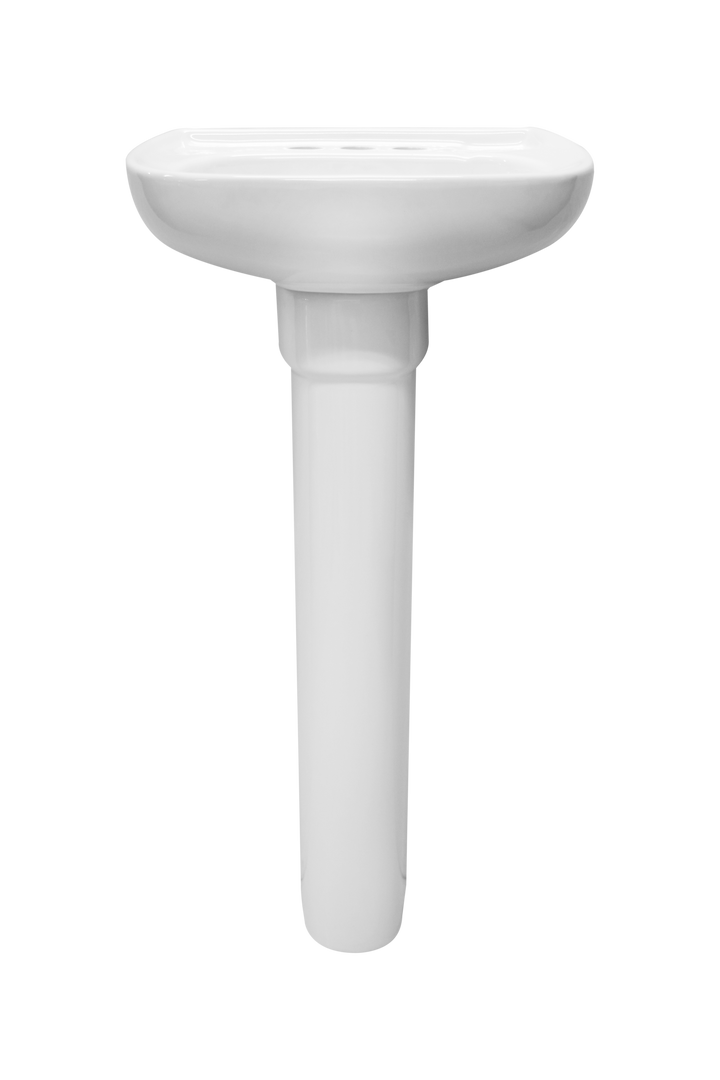 Comprar LAVABO Y PEDESTAL LUCAS BLANCO (Calidad única)*. Pisos y azulejos en México