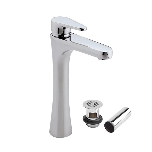 Comprar MO8X-DC-02 MONOMANDO ALTO LAVABO CONTRAREJILLA DECO CROMO. Pisos y azulejos en México
