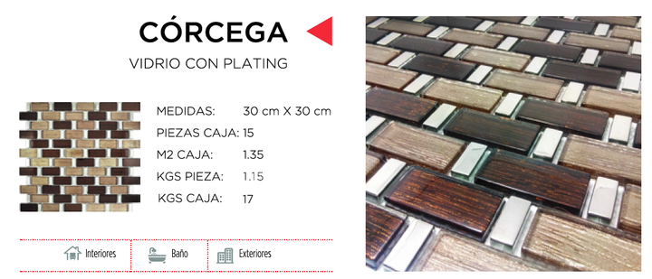 Comprar MALLA CORCEGA 1 PZA 30 CM X 30 CM. Pisos y azulejos en México