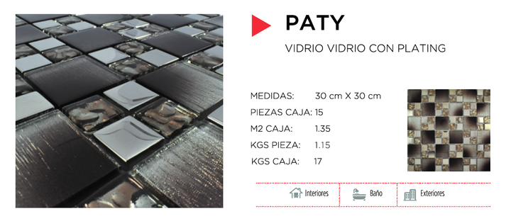 Comprar MALLA SERBIA/PATY 1 PZA 30 CM X 30 CM. Pisos y azulejos en México