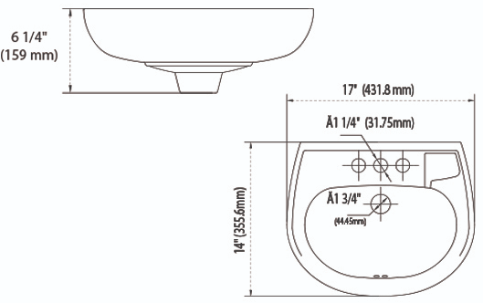 Comprar LAVABO LUCAS BLANCO (Calidad única)*. Pisos y azulejos en México