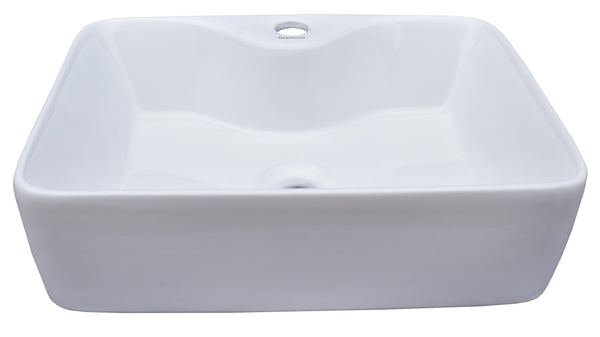 Comprar PL007 LAVABO FLORENCIA RECTANGULAR BLANCO. Pisos y azulejos en México