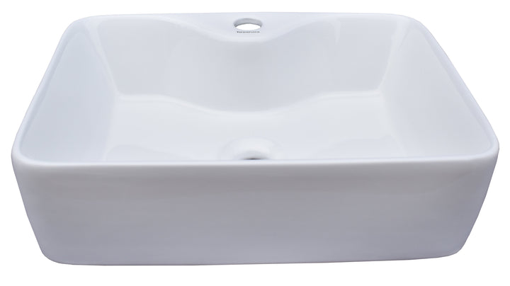 Comprar PL007 LAVABO FLORENCIA RECTANGULAR BLANCO. Pisos y azulejos en México