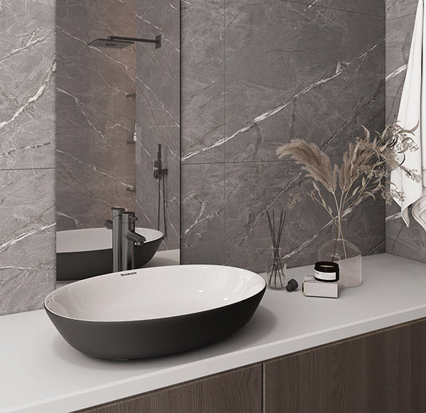 Comprar PL015 LAVABO BERLINO REDONDO NEGRO. Pisos y azulejos en México