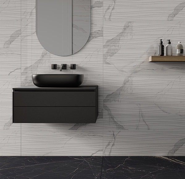 Comprar PL019 LAVABO BARI NEGRO BRILLO. Pisos y azulejos en México